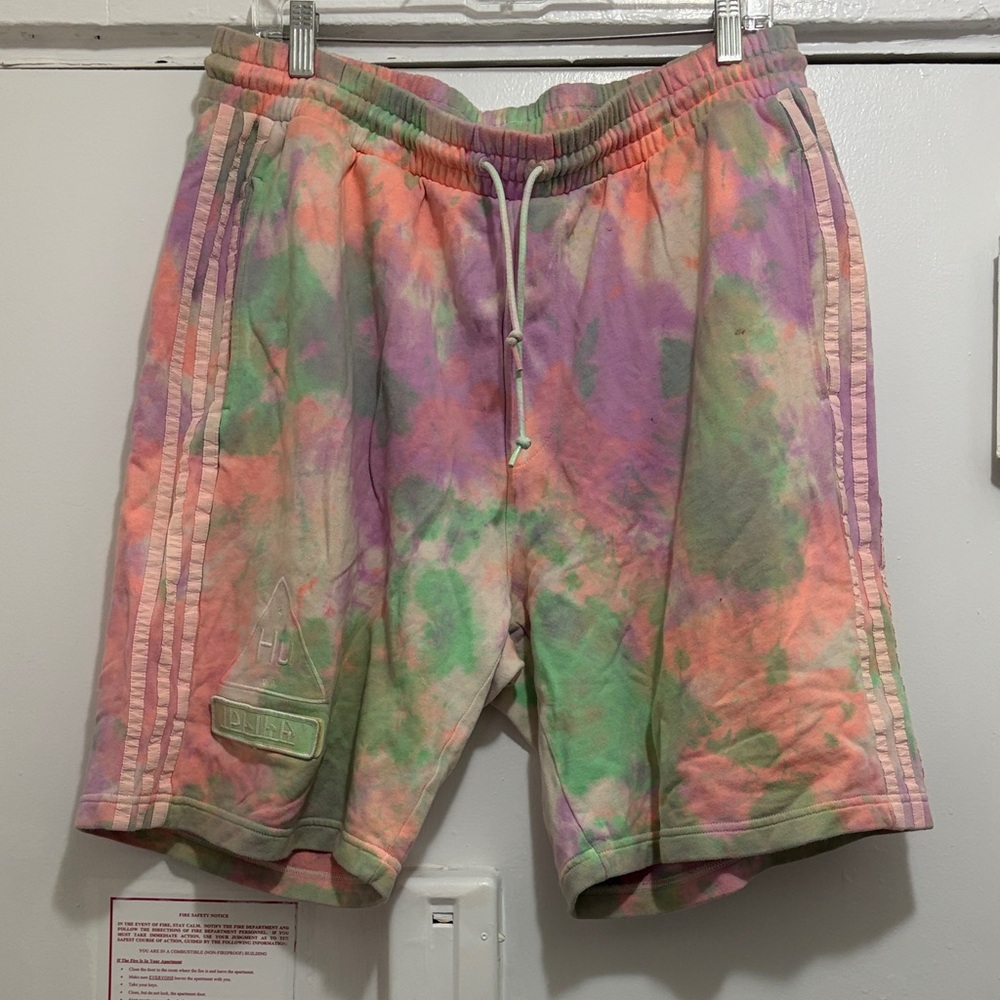 ADIDAS x Pharrell Williams tide dye shorts